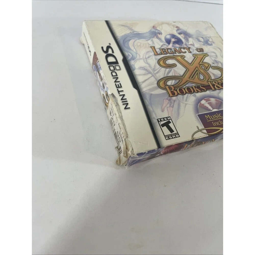 Legacy of Ys Books I & II Launch Edition Nintendo DS Complete w/ Music CD Atlus